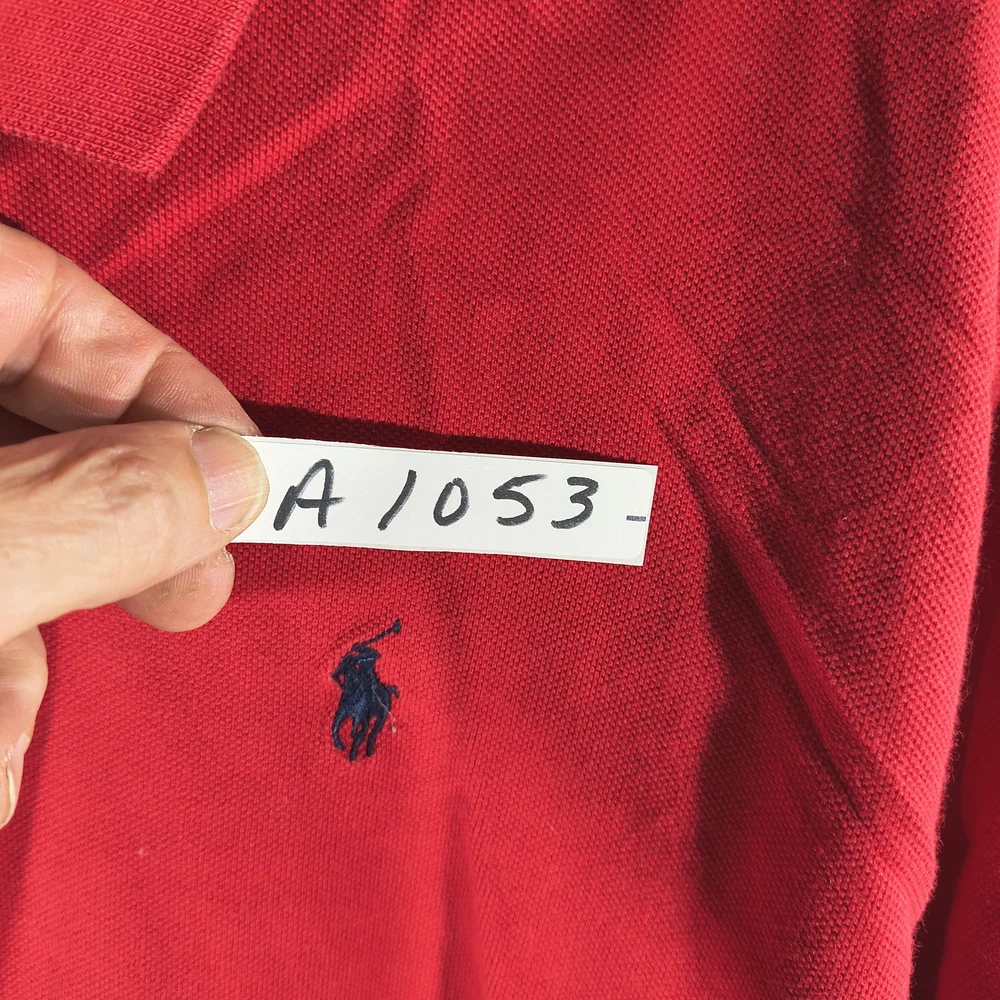 Ralph Lauren Men's Size Large Red Polo Shirt